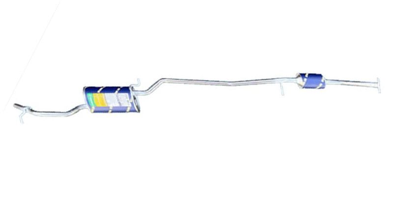 HST 触媒付マフラー 065-93C ekワゴン B11W ミツビシ 本体オールステンレス 車検対応 純正同等拍卖