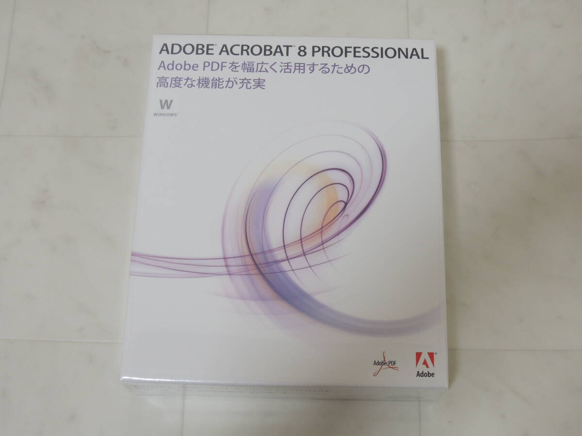 A-04469●Adobe Acrobat Professional 8.0 Windows 日本語版 認証不要版-同梱拍卖