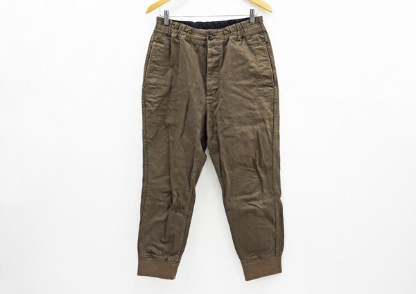 ◇【MHL. エムエイチエル】裾リブ ジョガー トラウザーズ パンツ III拍卖