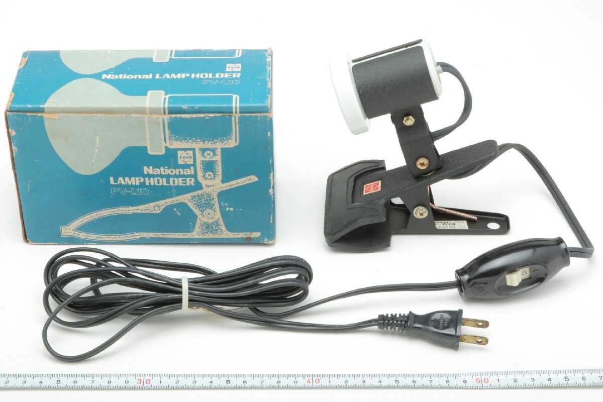 ※【通電確認】 定常光 National ナショナル LAMP HOLDER ランプホルダー PV-L10 100V 500W 箱付 c0519拍卖