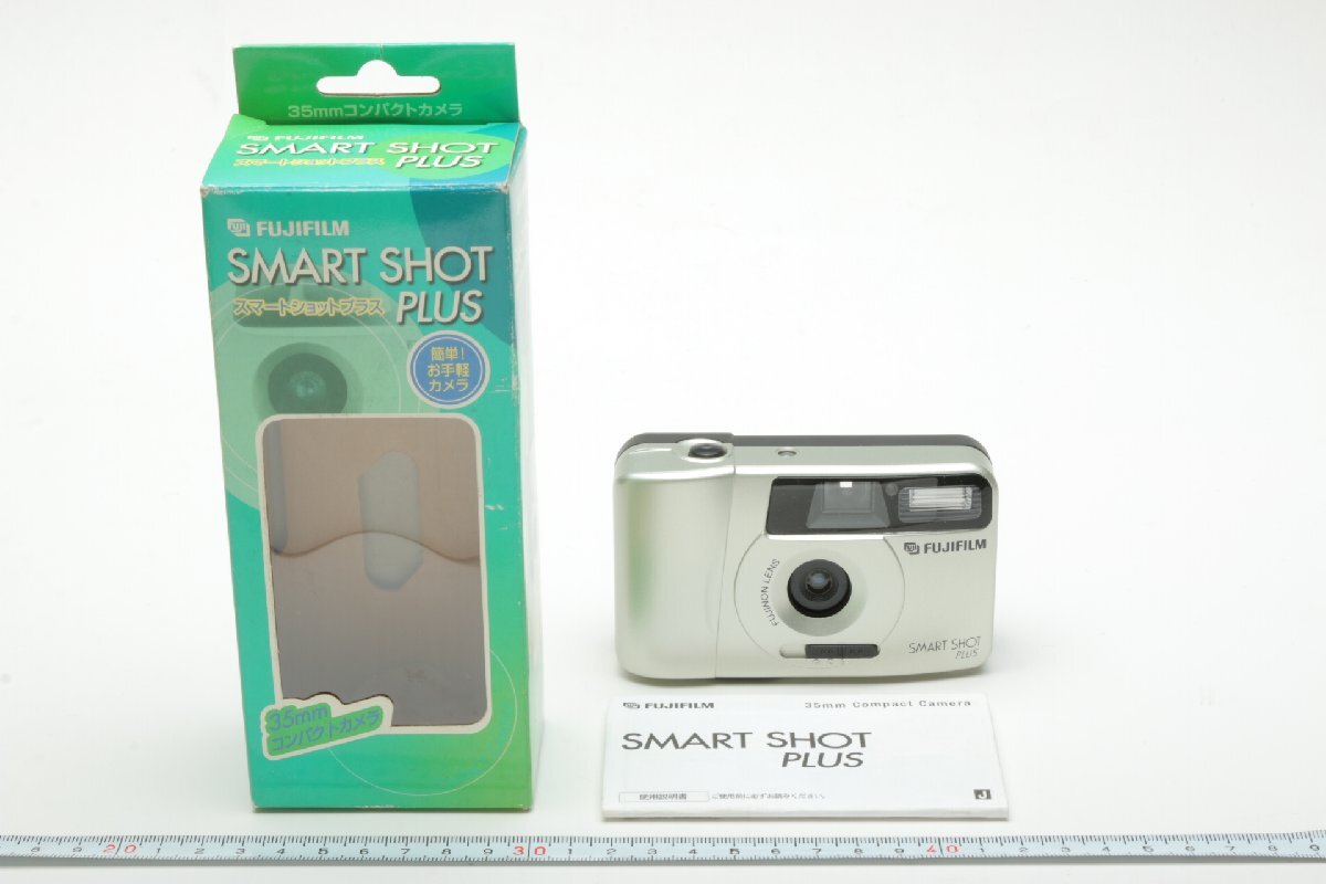 ※【動作確認】 FUJIFILM 富士フィルム コンパクトカメラ SMART SHOT PLUS スマートショットプラス 箱付 c0512拍卖