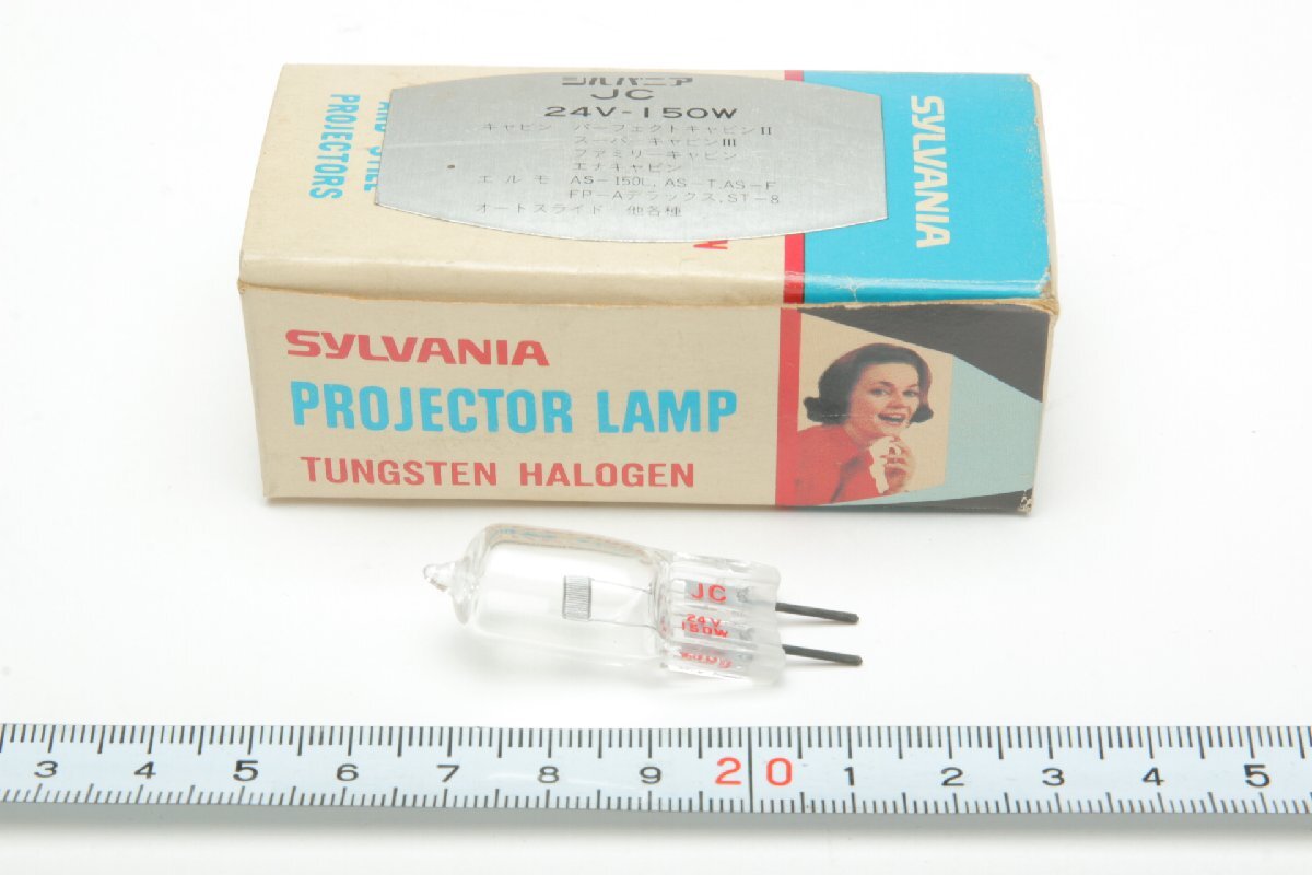 ※【新品未使用】 SYLVANIA シルバニア PROJECTION LAMP プロジェクションランプ 24V 150W JC 箱付 c0463拍卖