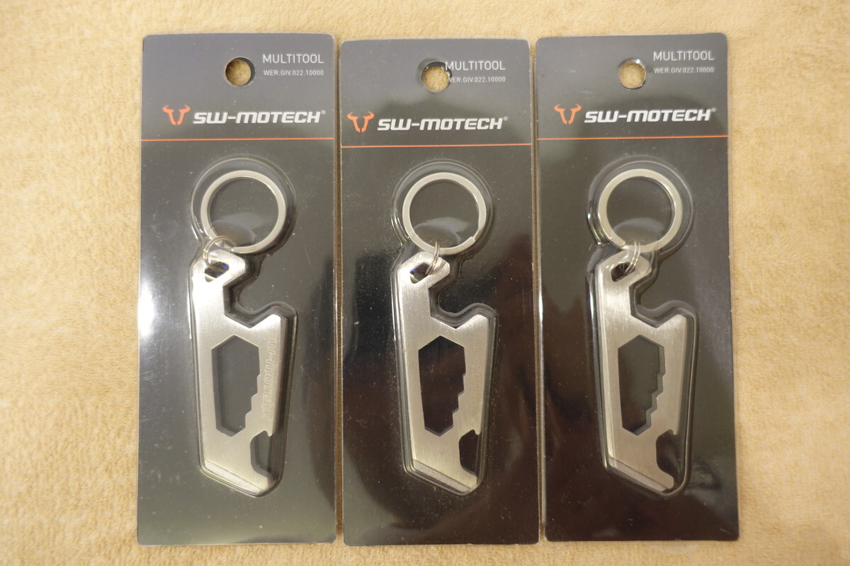 3個セット★SW-MOTECH 純正マルチツールキーチェーンシルバー ステンレス クイックロックキー TRAX ADV ION EVO 定価9,867円拍卖