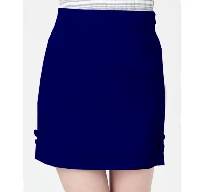 新品 定価7590円 dazzlin ダズリン サイドボタン 台形 スカート ミニスカート S 7号 小さいサイズ 刺繍 拍卖