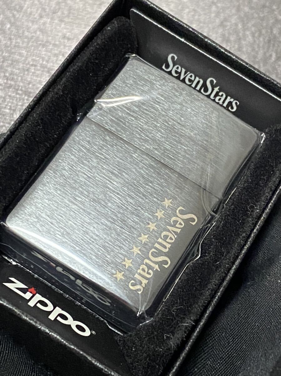 zippo セブンスター 限定品 ブラック 希少モデル 2016年製 ② Seven Stars ケース 保証書付き拍卖