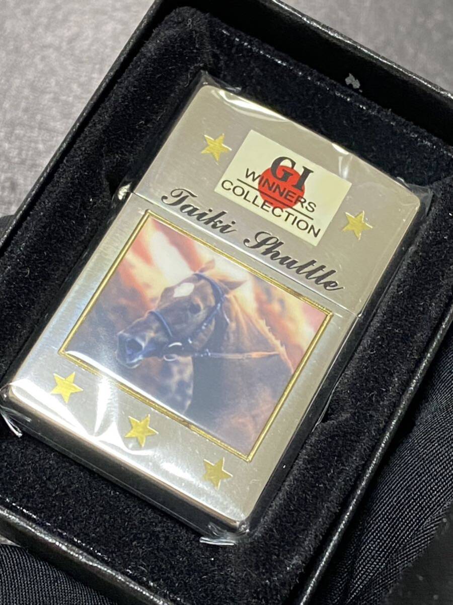 zippo タイキシャトル 限定品 両面デザイン ヴィンテージ 1998年製 Taiki Shuttle 岡部幸雄 シリアルナンバー NO.0438 ケース 保証書付拍卖