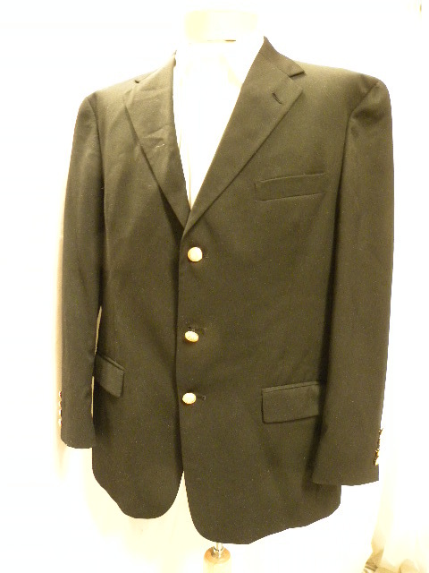 |o_o|Tommyトミーヒルフィガー(6n)ブレザー175-180cm黒金釦拍卖