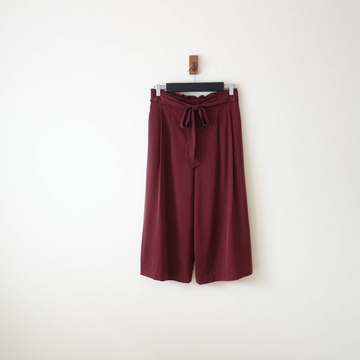 ☆23区 マットキュプラサテン ガウチョパンツ☆【洗える】拍卖