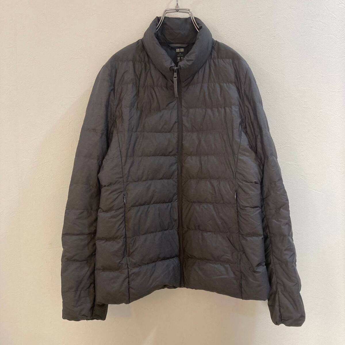 UNIQLO/ユニクロ 長袖 ウルトラライトダウンジャケット コンパクト グレー レディース M拍卖
