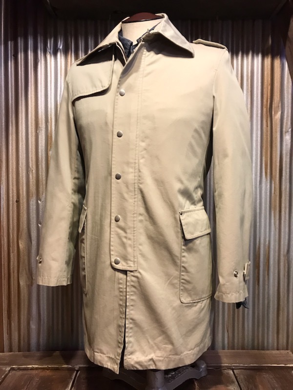 H214 メンズコート BUONA GIORNATA ボナジョルナータ アウター 無地 シンプル ベージュ スプリング トレンチ ジップアップ (8)/ S拍卖