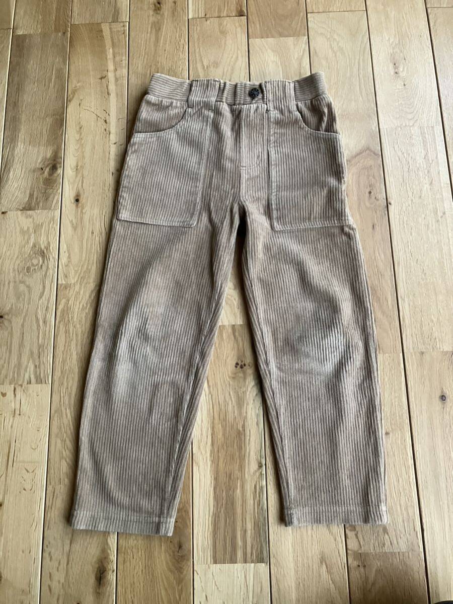 中古 男の子 シーズンリーズン コーデュロイ風パンツ 長ズボン 110センチ拍卖