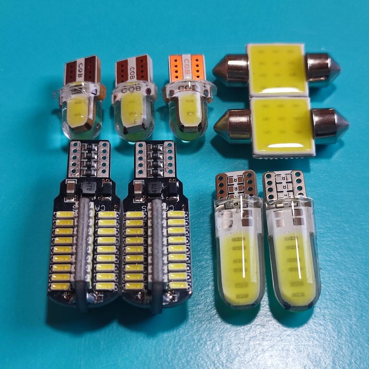 E26 NV350キャラバン DX 超爆光! T10 LED ルームランプ バックランプ ポジション ナンバー灯 9個セット ホワイト 日産 /72/c6/c2/t31拍卖