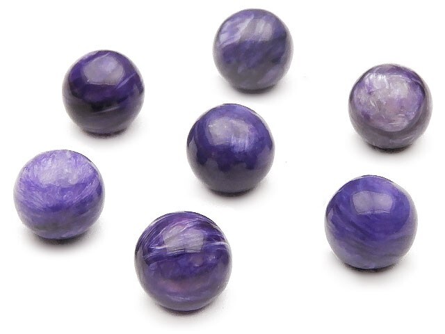粒販売 チャロアイト 丸玉 8mm 片穴 3粒販売 / T107 CH8KH拍卖
