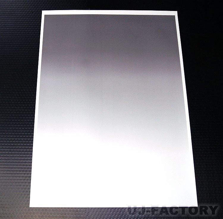 【プロ用背景紙でインスタ映え画像!】★グラデーションペーパー/グレー(灰)★W:800mm×H:1100mm/撥水PP加工仕上げ拍卖
