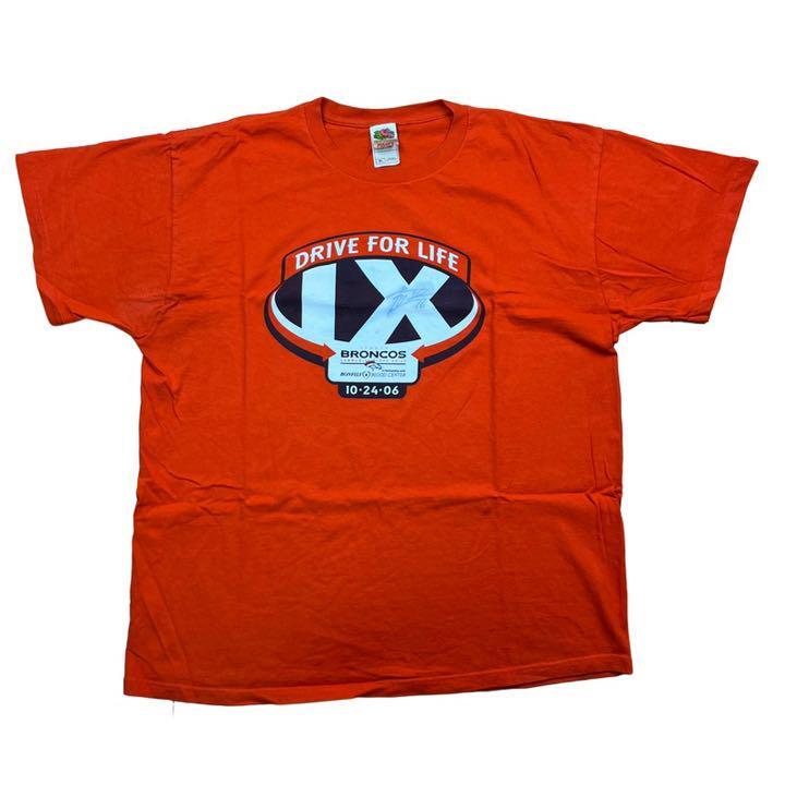 tシャツ プリント XL 企業ロゴ デカロゴ usa アメリカ オレンジ拍卖