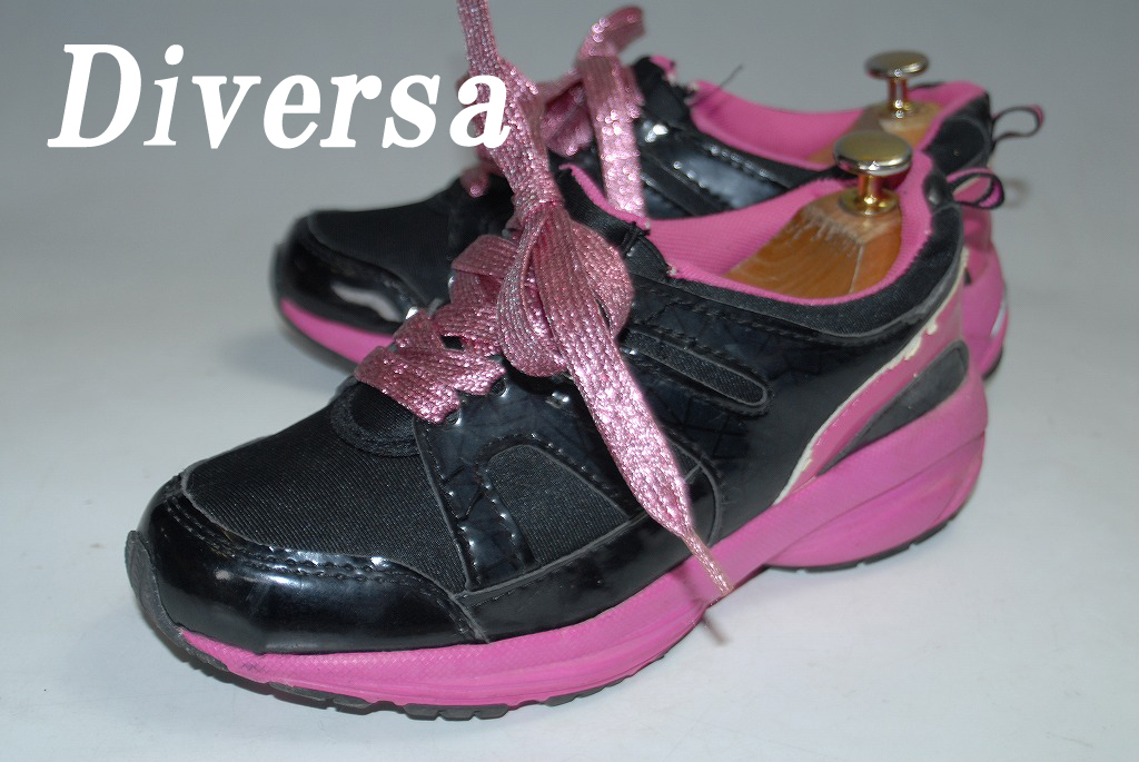 MIX204/驚愕の555円完全売り切り!DIVERSA/24㎝/ローカット/ブラック◆超王道傑作定番!圧巻の存在感◆ランニング/シューズ/スニーカー拍卖