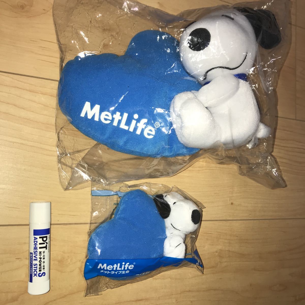 新品 未開封!メットライフ生命 スヌーピー 2体セット!拍卖