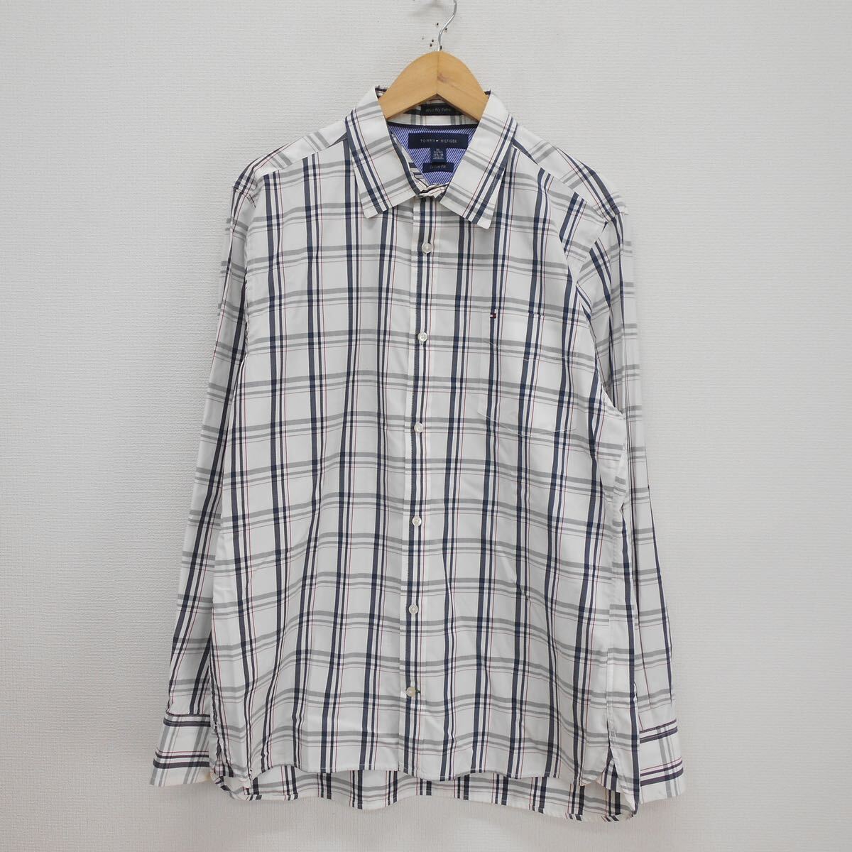 TOMMY HILFIGER トミーヒルフィガー C887841102 長袖シャツ チェック XL 10111302拍卖