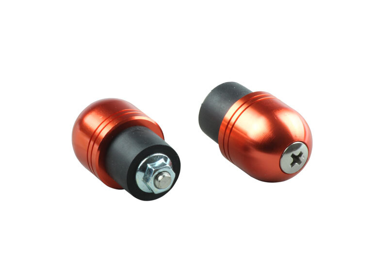 ポッシュフェイス POSH Faith アルミバーエンド KAWASAKI車用M5タイプ (ボルト径5mm/外径22mm) ディープオレンジ 031072-14-10拍卖