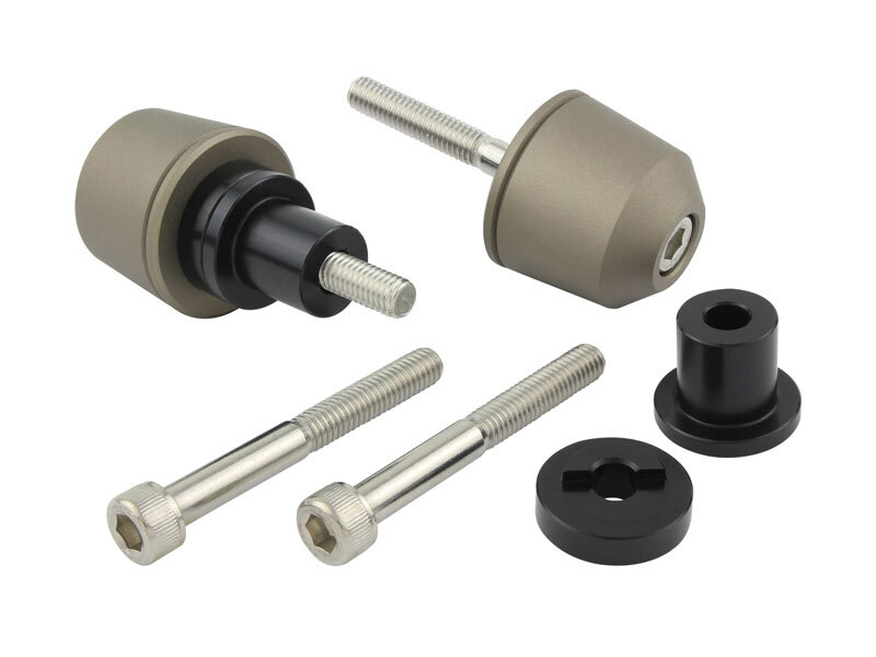 ポッシュフェイス POSH Faith ソリッドバーエンド KAWASAKI車純正ハンドルバー用M6タイプ マットチタン 031189-21-10拍卖