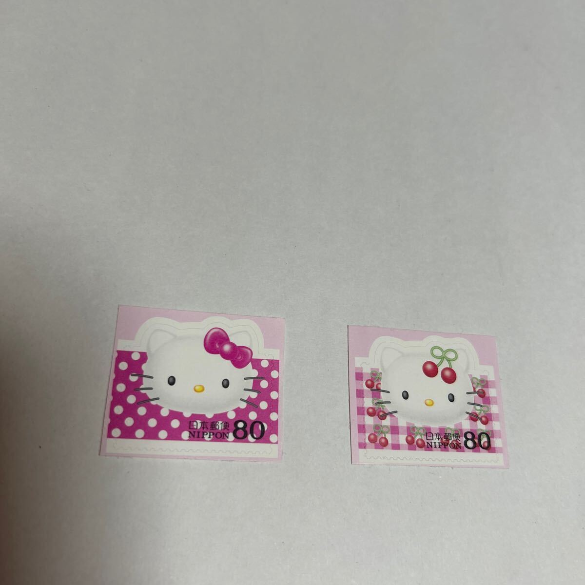 日本郵便 グリーティング 80円 2枚 ハローキティ カット2枚 送料無料拍卖