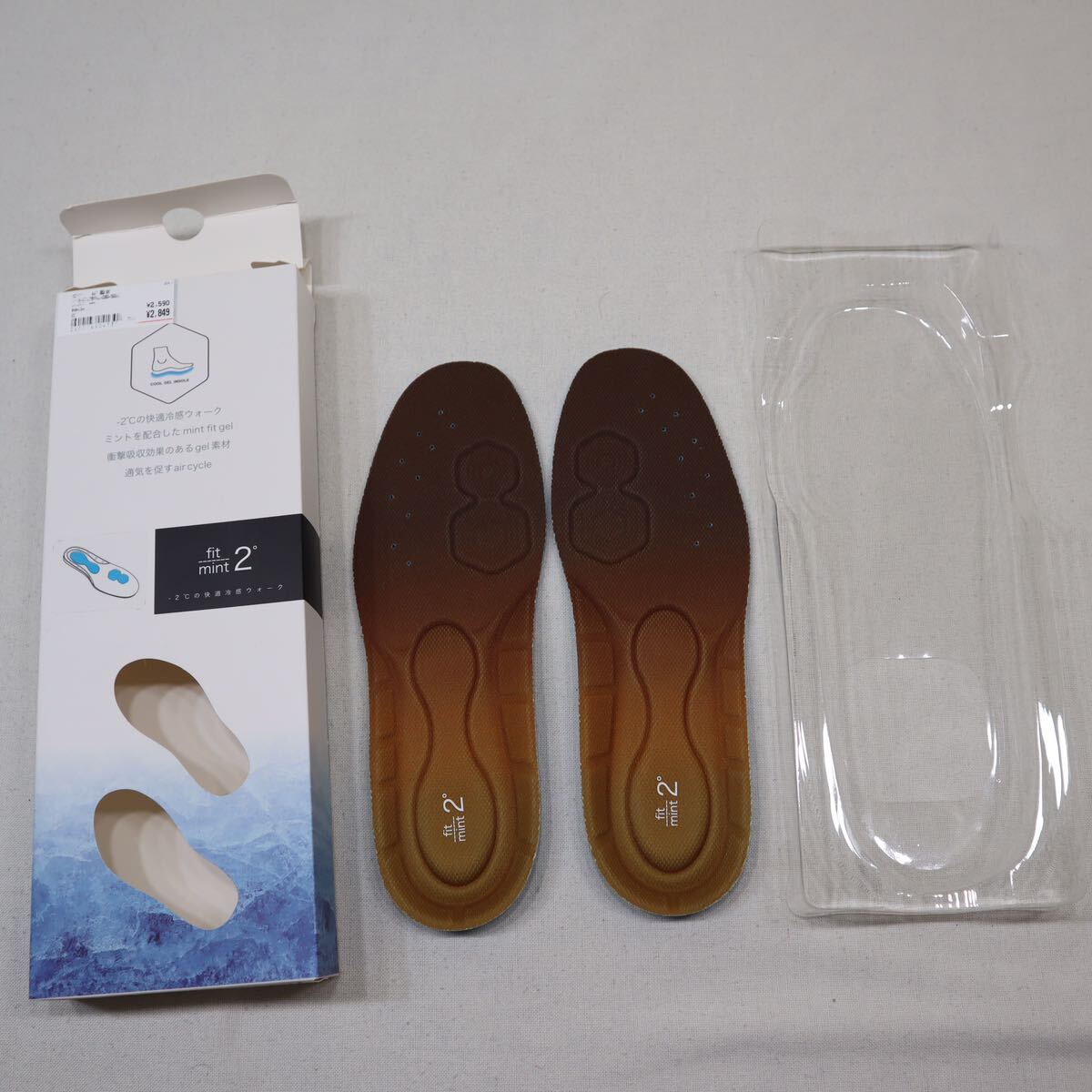 【新品】mintfit(mintfit)(メンズ、レディース)インソール 中敷き ミントフィット 冷感インソール MF-002C サイズXS拍卖