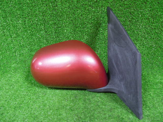 日産 ノート NE11 / E11 ドアミラー 右 中古 カラー:AY4 ルミナスレッド 7ピン 電動格納 ヒーター 12354拍卖