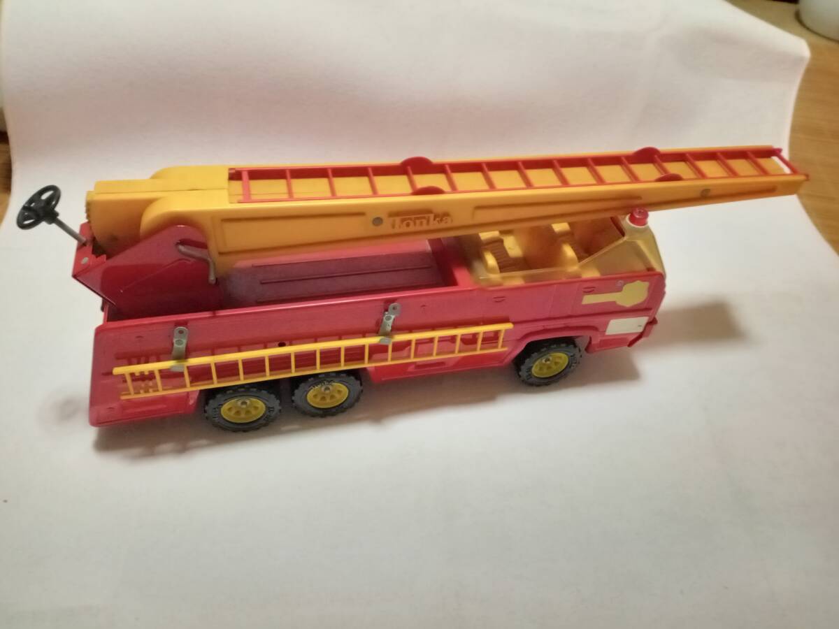 ブリキ はしご車 おもちゃ 消防 レトロ 破損あり拍卖