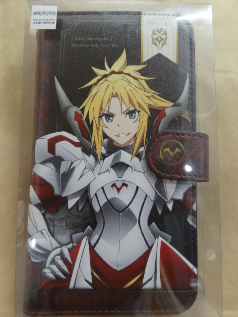 Fate/Apocrypha ブックスタイルスマホケース 赤のセイバー モードレッド拍卖