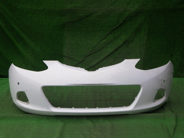 DE3FS DE3AS DE5FS 前期 デミオ 純正フロントバンパー 白 パール D651-50031拍卖