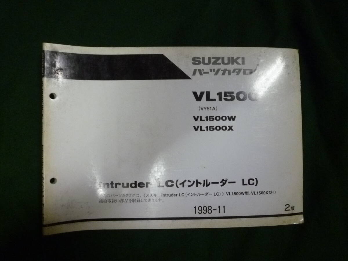 スズキ★VL1500 イントルーダー パーツカタログ★VY51A拍卖