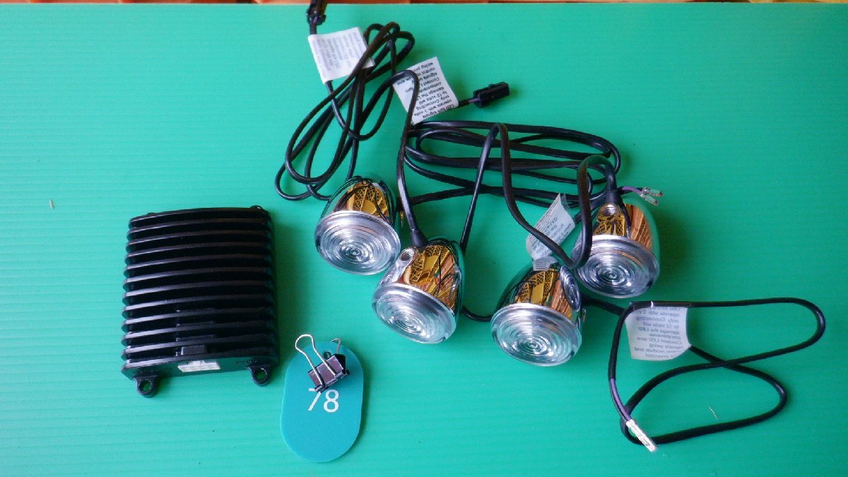 美品!ハーレー☆純正LEDウィンカーキット☆一台分セット拍卖