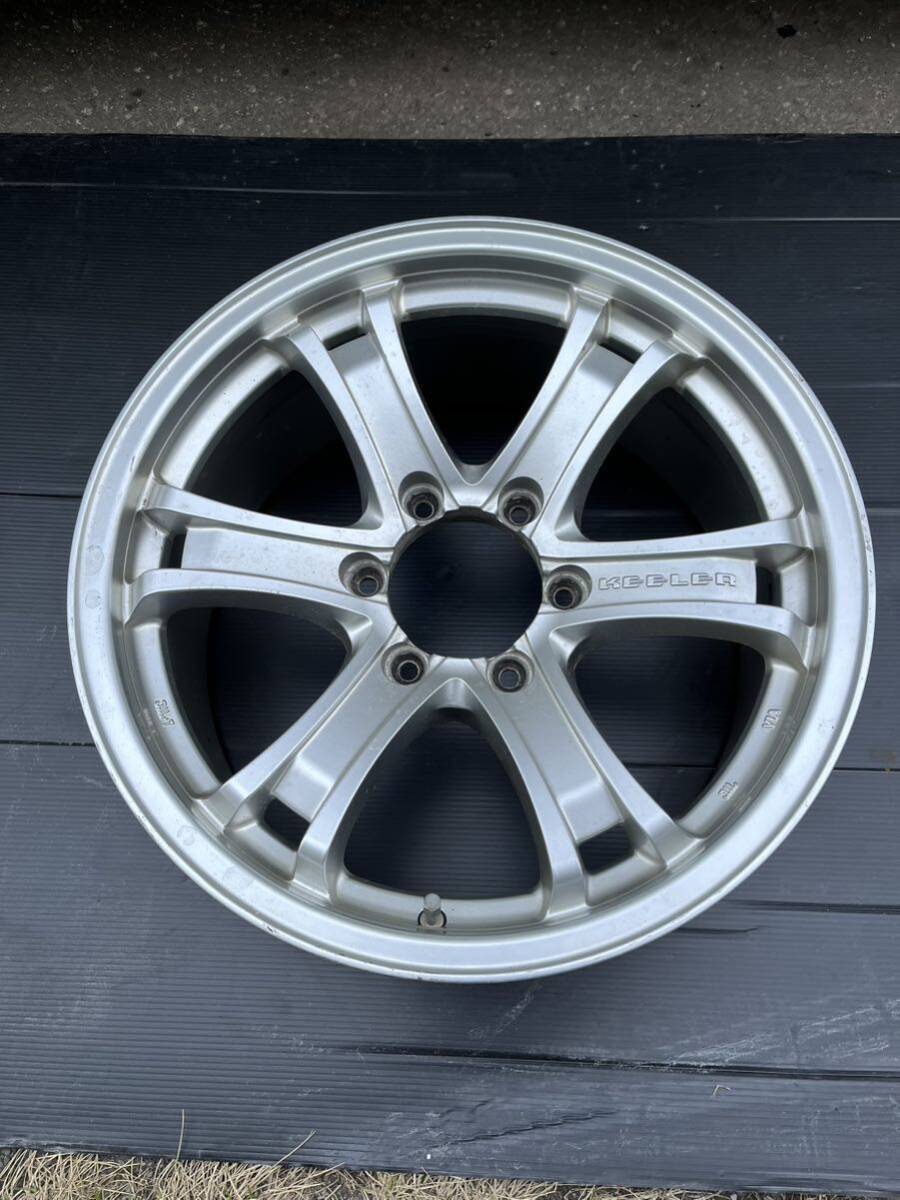 ウェッズキーラーフィールド 18インチ8jインセット25 6穴 139.7 1本拍卖