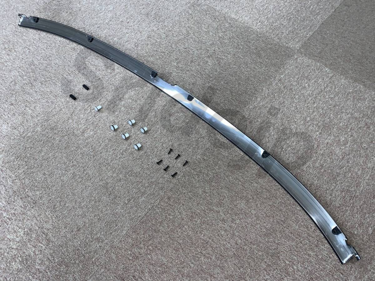 【未使用】日産 純正 S13 シルビア フロントガラス ロアモール ロワ フロントウインドウ モールディング セット売り NISSAN Silvia PS13拍卖