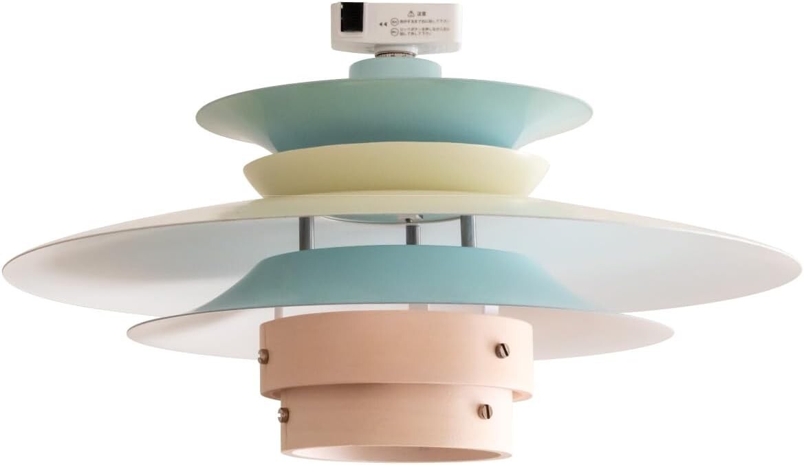 アンプール シーリングライト 照明 おしゃれ LEDシーリングライト 1灯 天然木 スチール デザイナーズ【 ブルー ホワイト 】拍卖