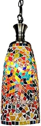OTD ペンダントライト 地中海風 照明 ステンドグラス ティファニーラ調 照明器具 食卓用 居間用 喫茶店【Multi-colored】拍卖