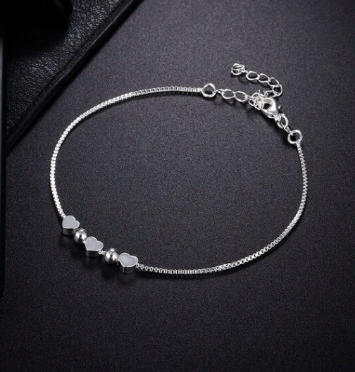 【ノーブランド】925スターリング シルバーチェーン ブレスレット ファッションジュエリー 高品質 新しい 【LH001】拍卖