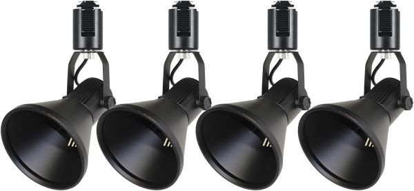 OTD ダクトレールライト 木目 スポットライト LED対応 E26口金 間接照明 インテリア 角度調整可 【ブラック 4個入り】電球別売り拍卖