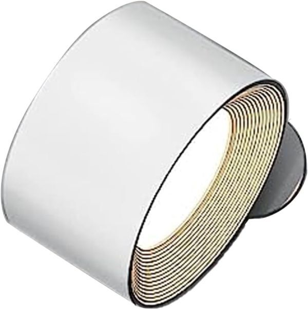 OTD ウォールライト スポットライト LED ブラケットライト 3段階調光調色 マグネット式 360°照明角度対応 Tpye-C充電式 (ホワイト)拍卖