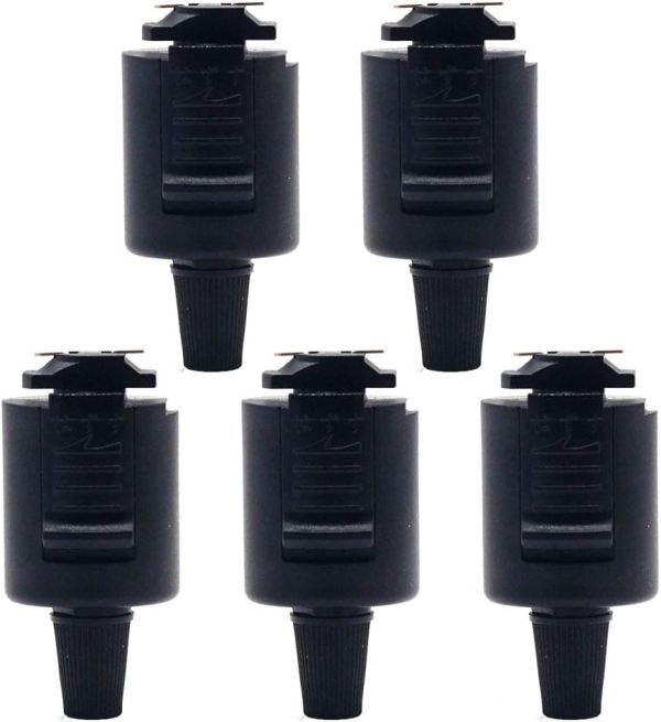 OTD ライティングレール用プラグ ライティングレール部品 ダクトレール 照明部品 ランプ用 アダプター【ブラック 5個入り】拍卖