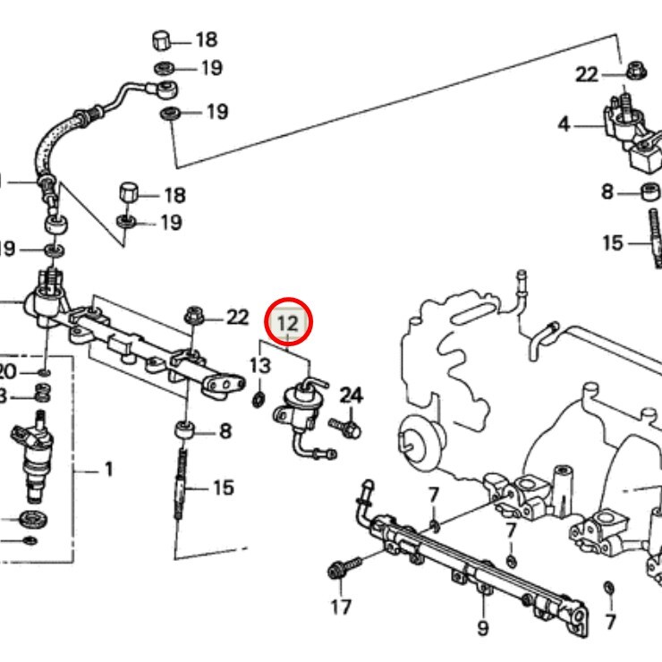 未使用 ホンダ 純正 NSX NA1 NA2 NSX-R NSX-R GT NSX-S NSX-T プレッシャーレギュレターASSY HONDA Genuine Pressure regulator assembly拍卖