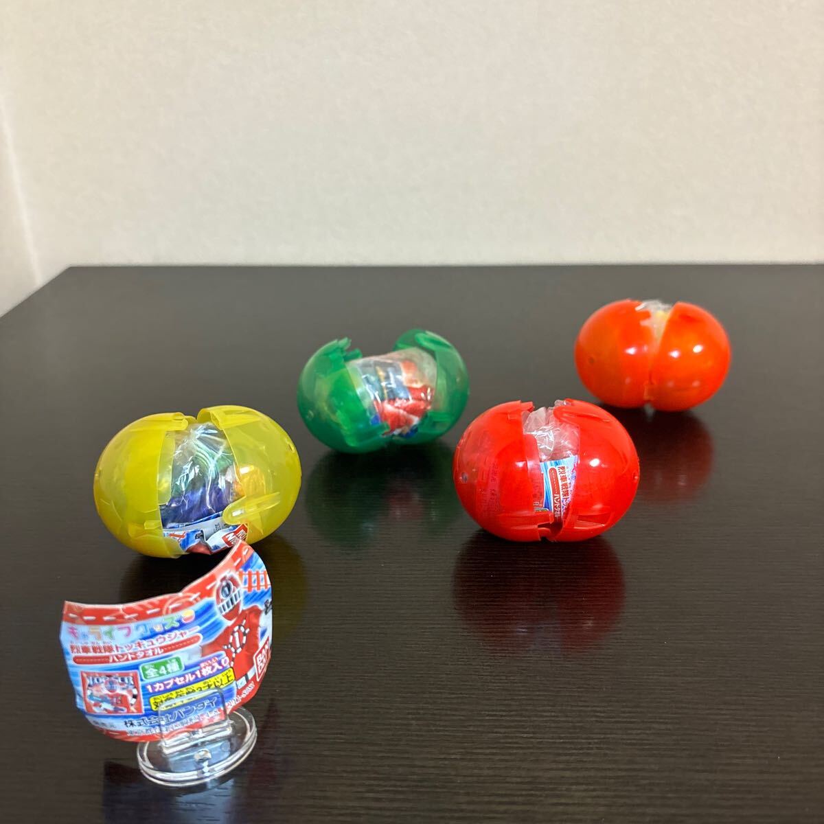 キャライフグッズ 烈車戦隊 トッキュウジャー ハンドタオル 全4種 ハンカチ 未使用拍卖