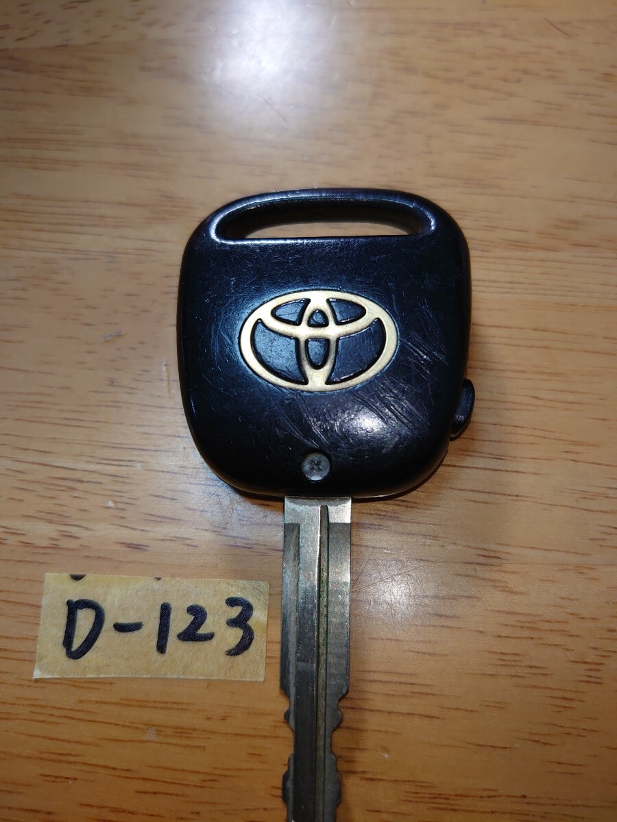 D-123 トヨタ アルテッツァ 純正 キーレス 1ボタン 刻印 26010 アルテッツァジータ クラウン エステート グランビア グランドハイエース拍卖