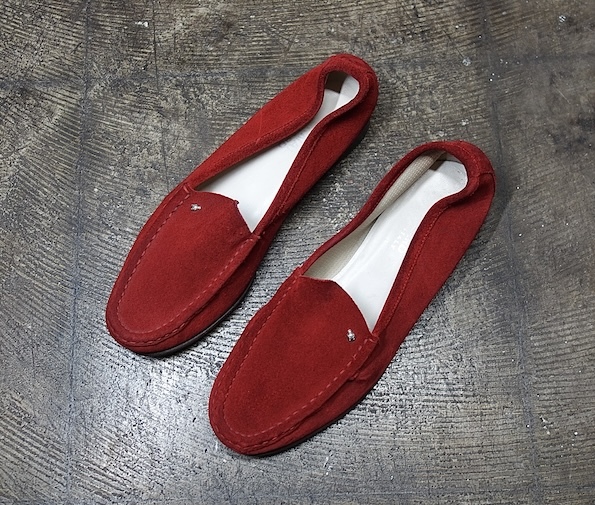 TK ジャーナルスタンダード 『可愛いてんとう虫◎』 スエードパンプス ローファー スリッポンシューズ拍卖