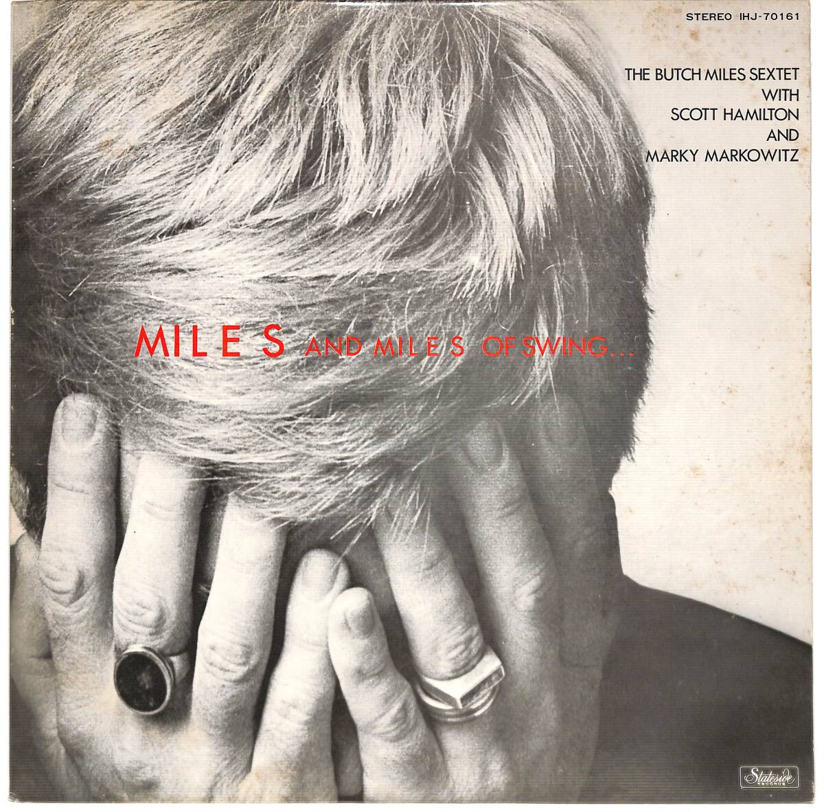 e3363/LP/The Butch Miles Sextet With Scott Hamilton And Marky Markowitz/Miles And Miles Of Swing拍卖