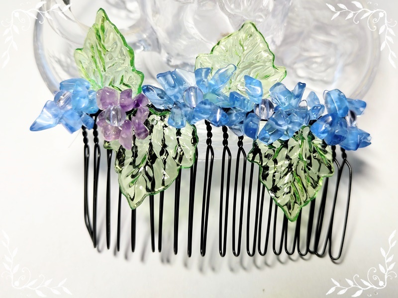 084:紫陽花のヘアコーム拍卖