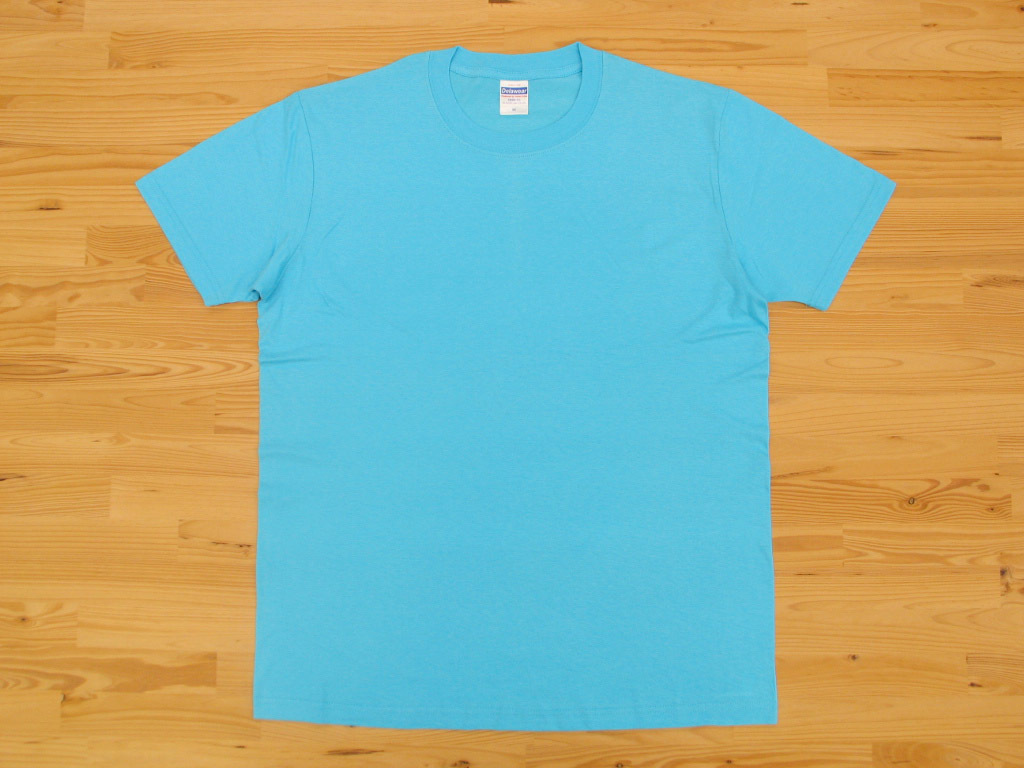Delawear 5806 4.0ozプロモーションTシャツ Mサイズ1枚アクアブルー 無地 United Athleセカンドライン 青 ネコポス350円発送可拍卖