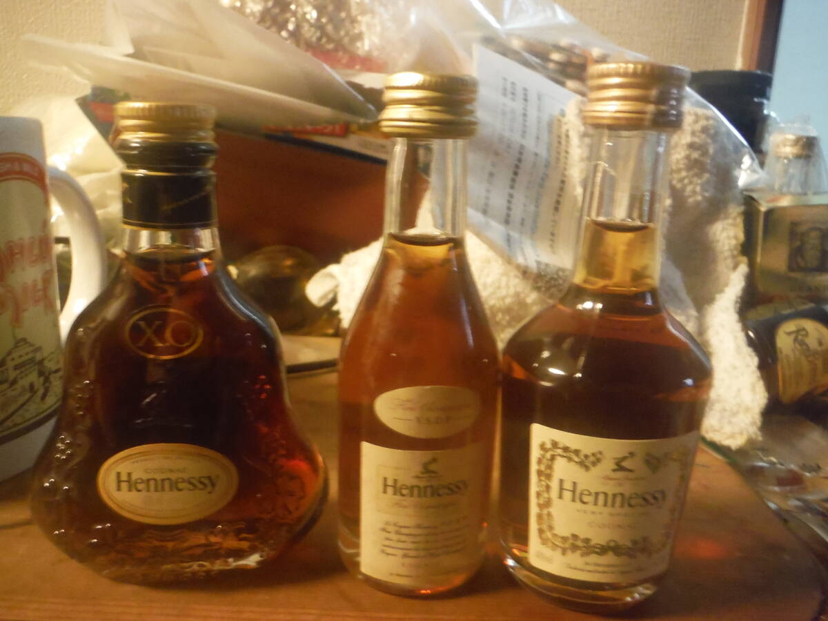 Hennessy XO  50ml VSOP VS 3種類 コニャック  ミニボトル ブランデー ヘネシー拍卖
