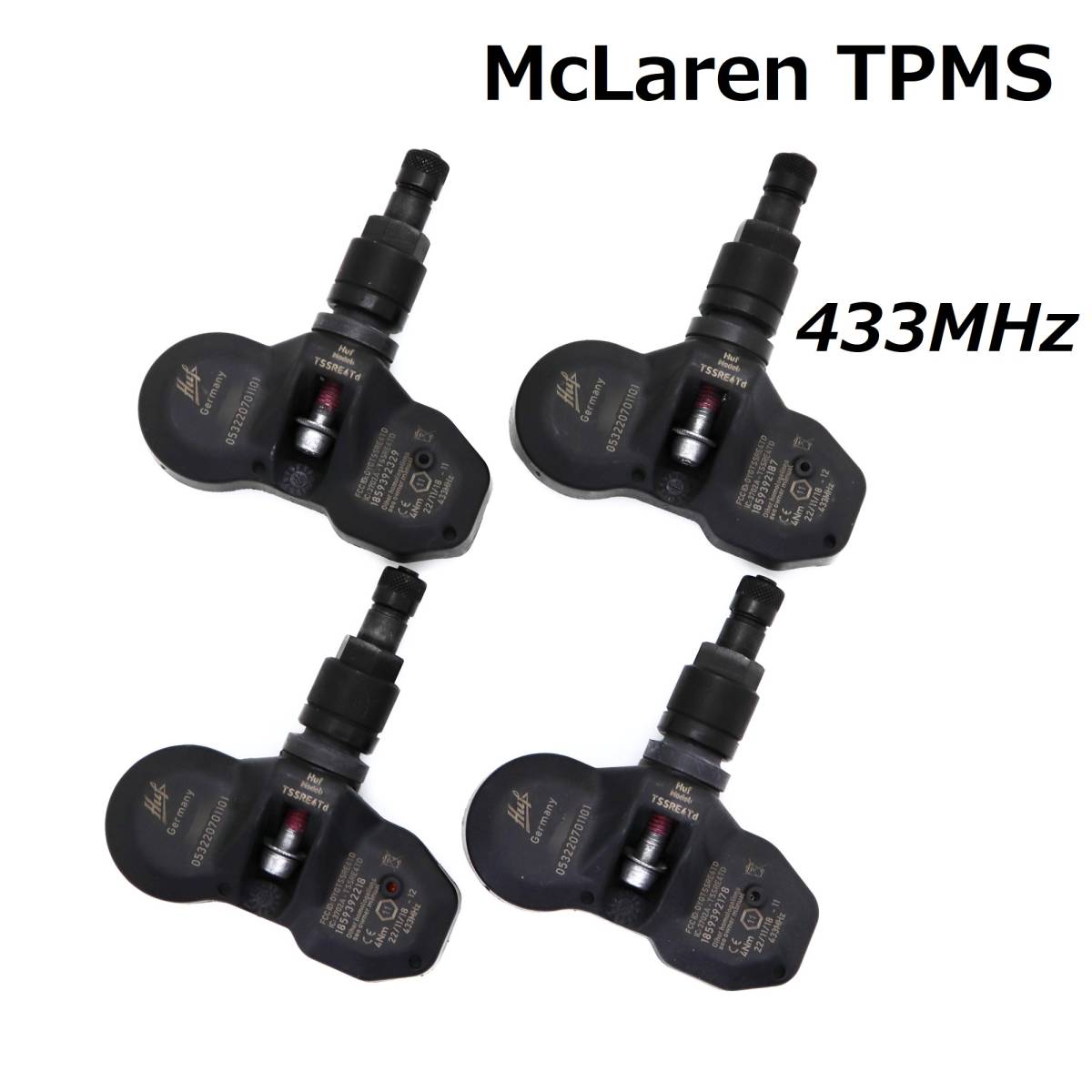 【在庫有】 マクラーレン 純正同等品 並行車専用 433MHz 新品 TPMS 空気圧センサー MP4-12C 650S 675LT P1 McLaren エアーセンサー拍卖