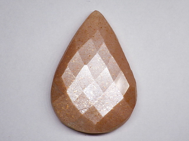 ★ピンクムーンストーン ローズカット★29.5ct/30.4mm★天然石月長石★天然フェルスパーカット宝石ルース裸石ピーチムーンストーンkamesan 拍卖